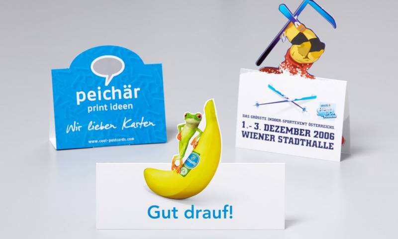 Pop-up-Karten drucken lassen - Druckveredelung von Peichär in Salzburg